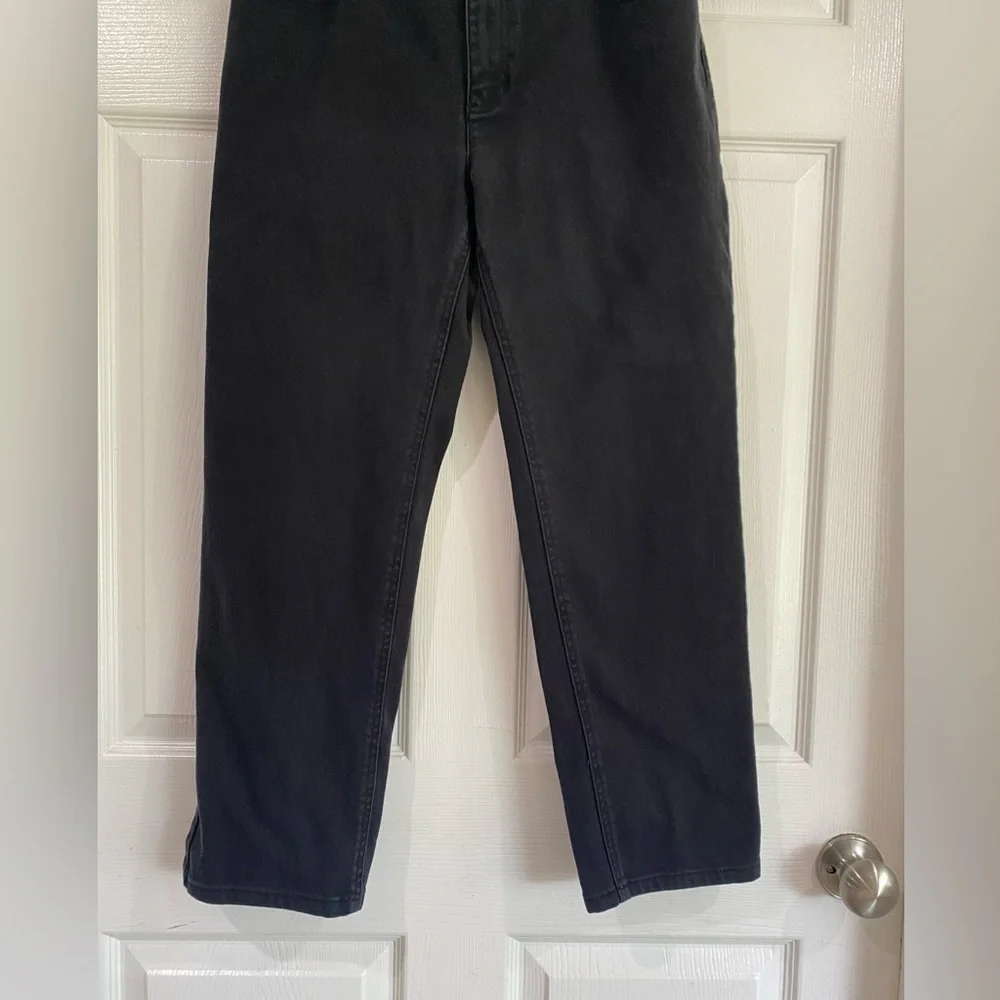 Ralph Lauren Jeans Co. Black Straight Leg Denim Women’s Size 8 Minimal